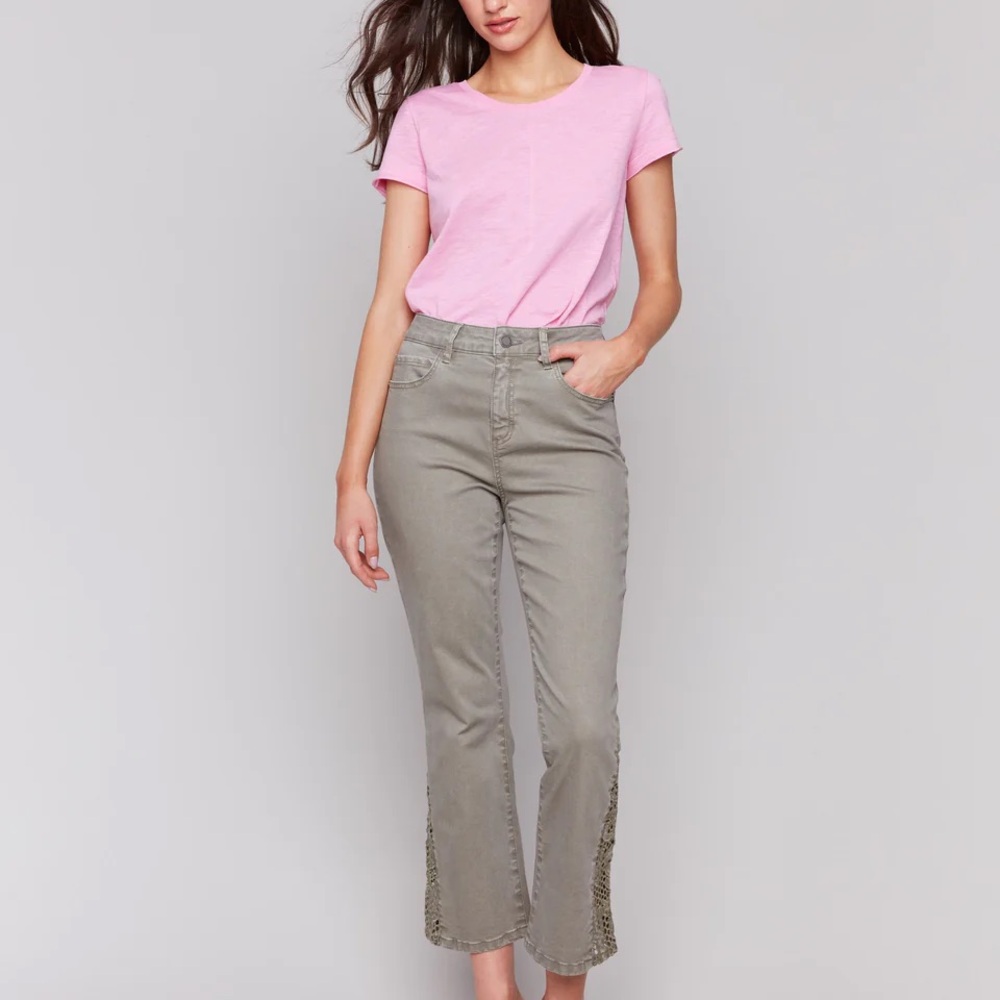 Stylish Gray Women's Jeans